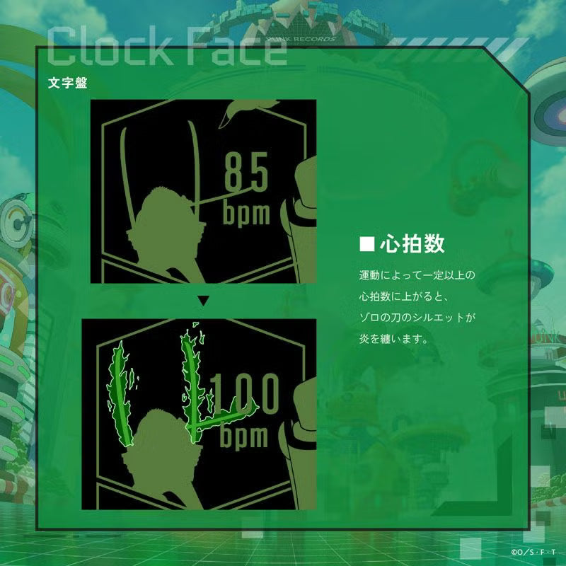 [CHINA STOCK] SmartWatch One Piece Garrack- Roronoa Zoro
