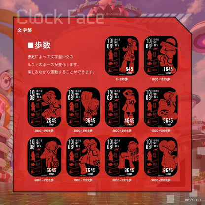 [CHINA STOCK] SmartWatch One Piece Garrack- Monkey D. Luffy Egghead