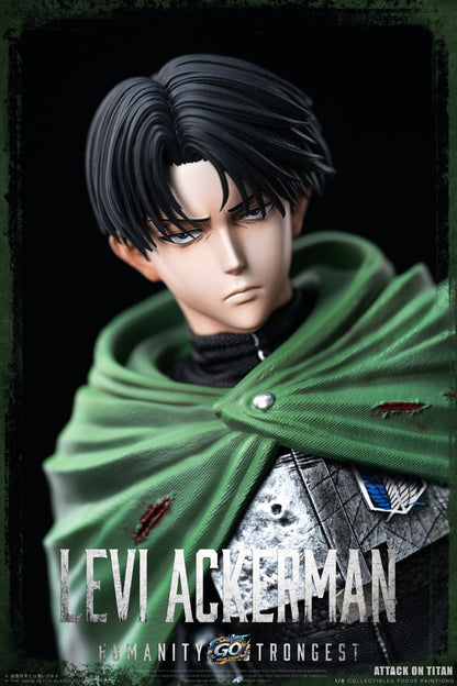 [PREVENTA] Levi Ackerman- Shingeki no Kyojin- Estatua 1/6 - Go Figure Studio