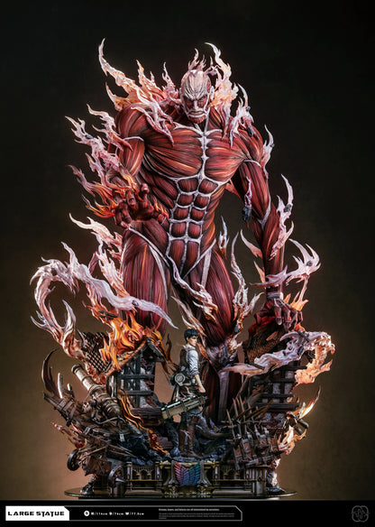 [PREVENTA] Titán Colosal- shingeki no kyojin- Estatua - Hertz Studio