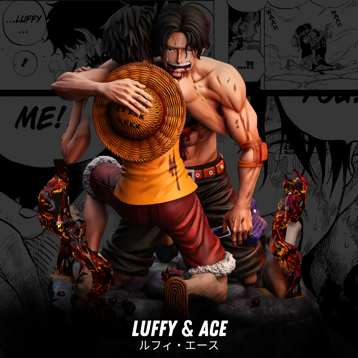 [PREVENTA] One piece Luffy & Ace Statue Dream Lab Studio