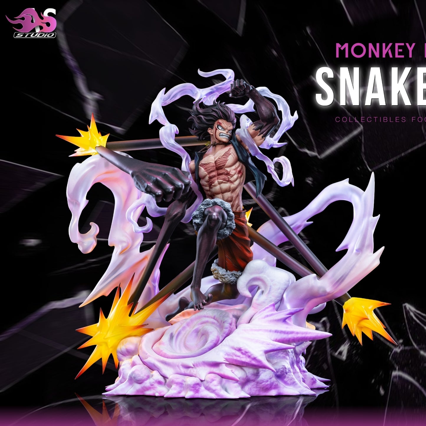 [PREVENTA] One piece Luffy Gear4 Snakeman Statue AS Studio