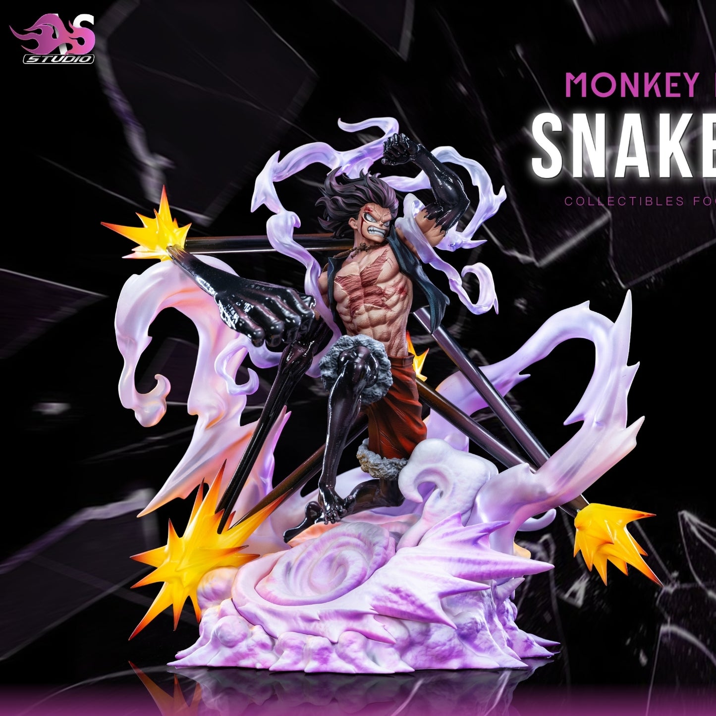 [PREVENTA] One piece Luffy Gear4 Snakeman Statue AS Studio