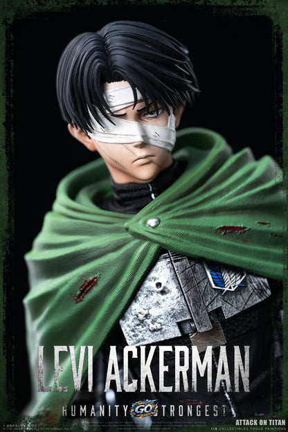 [PREVENTA] Levi Ackerman- Shingeki no Kyojin- Estatua 1/6 - Go Figure Studio