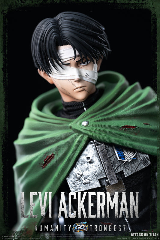 [PREVENTA] Levi Ackerman- Shingeki no Kyojin- Estatua 1/6 - Go Figure Studio