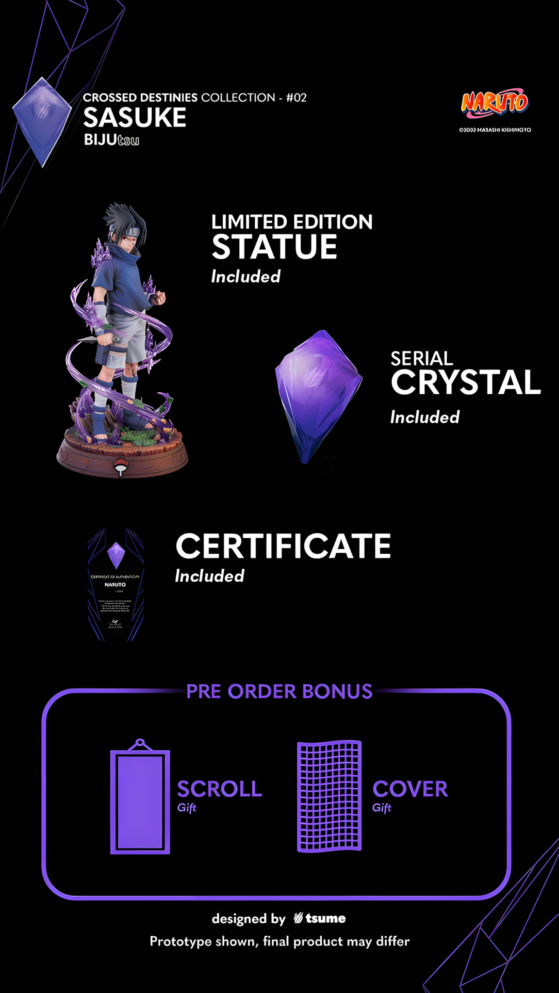 [PREVENTA] Tsume Art Studio Sasuke (BIJUtsu) Estatua de Resina Licenciada