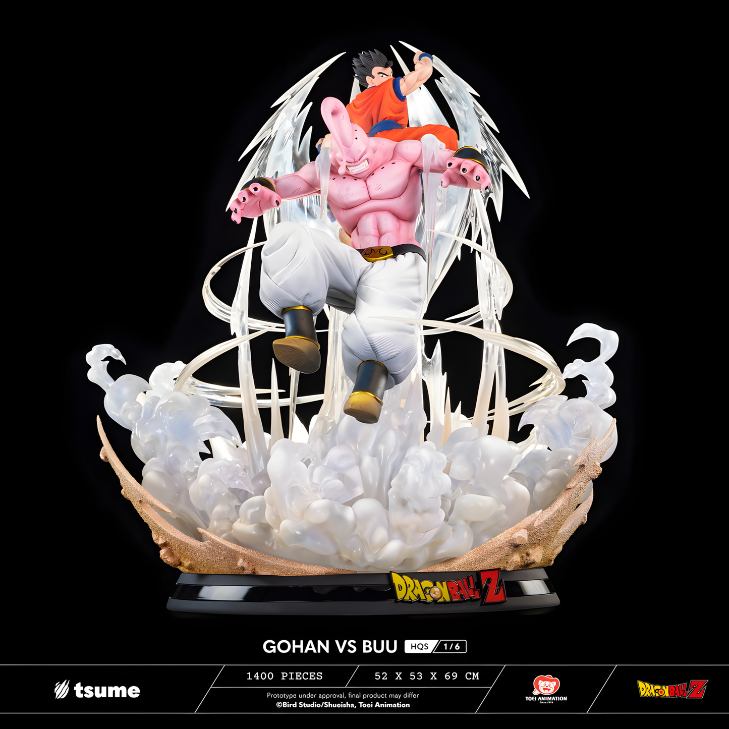[PREVENTA] Tsume Art Studio Gohan vs Buu de Resina Licenciada