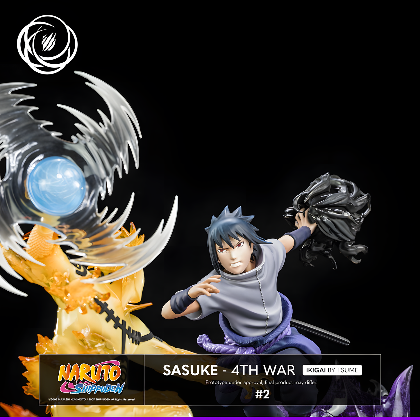 [ENCARGO] Tsume Art Studio Sasuke - 4th War Estatua de Resina Licenciada
