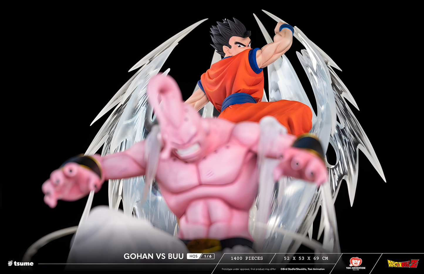 [PREVENTA] Tsume Art Studio Gohan vs Buu de Resina Licenciada