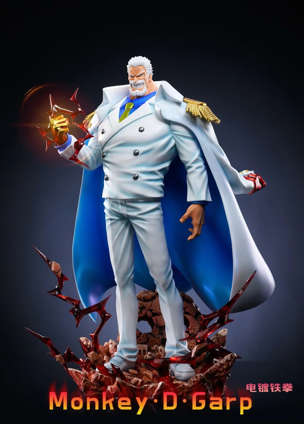 [STOCK OPEN BOX] LX Studio Monkey D. Garp Estatua de Resina
