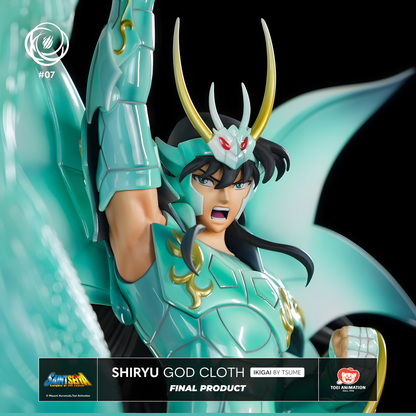 [ENCARGO] Tsume Art Studio Shiryu God Cloth Estatua de Resina Licenciada