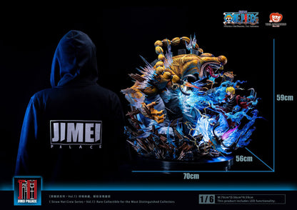 [PREVENTA] Sanji Vs Queen Statue JIMEI PALACE (Licenciada)