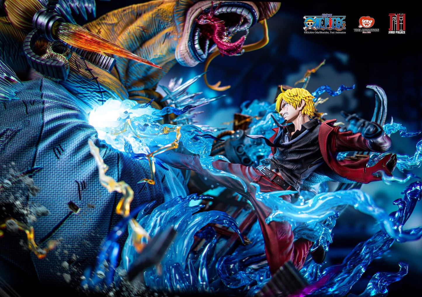 [PREVENTA] Sanji Vs Queen Statue JIMEI PALACE (Licenciada)