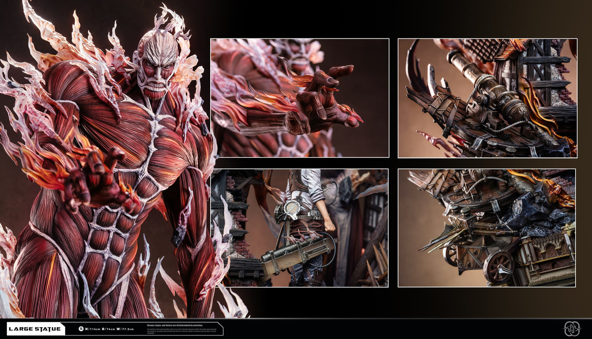 [PREVENTA] Titán Colosal- shingeki no kyojin- Estatua - Hertz Studio