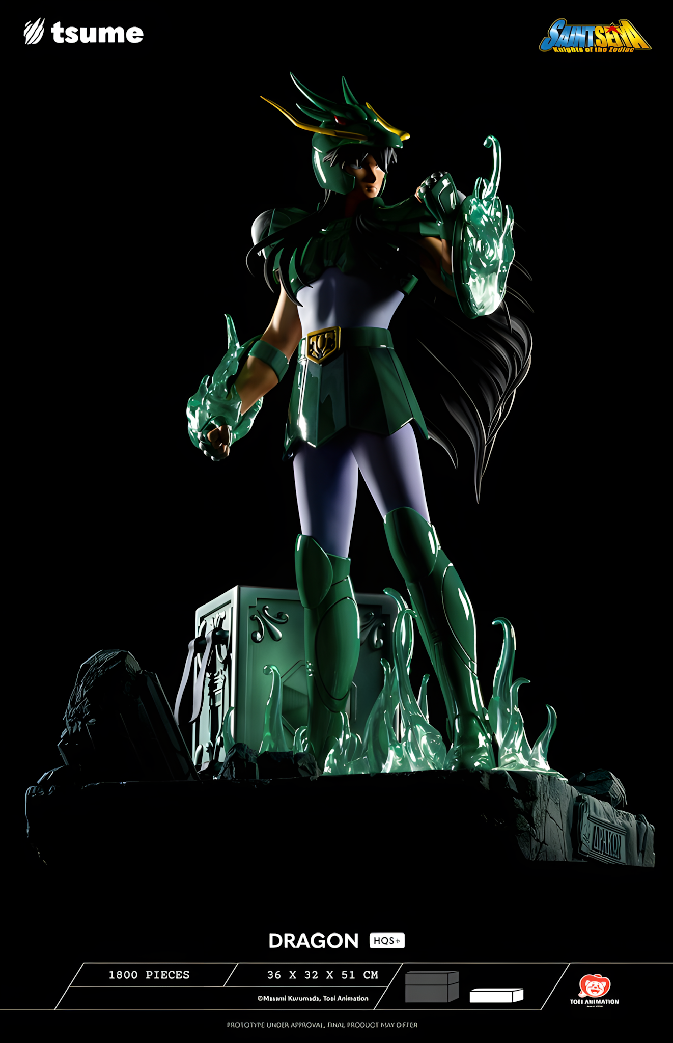 [PREVENTA] Tsume Art Studio Shiryu Dragon Estatua de Resina Licenciada