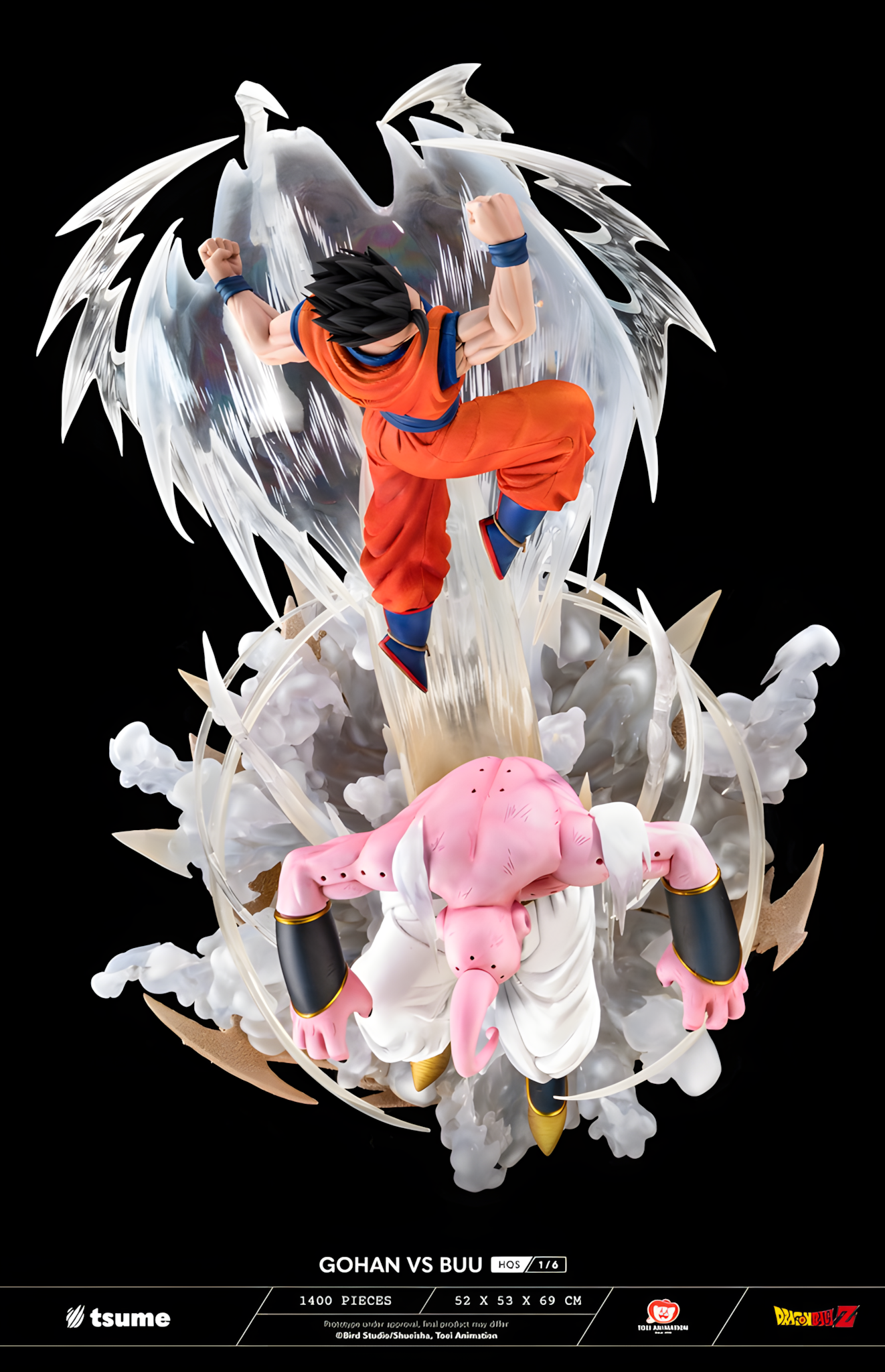 [PREVENTA] Tsume Art Studio Gohan vs Buu de Resina Licenciada