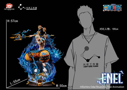 [PREVENTA] One piece Enel Statue Light Year Studio