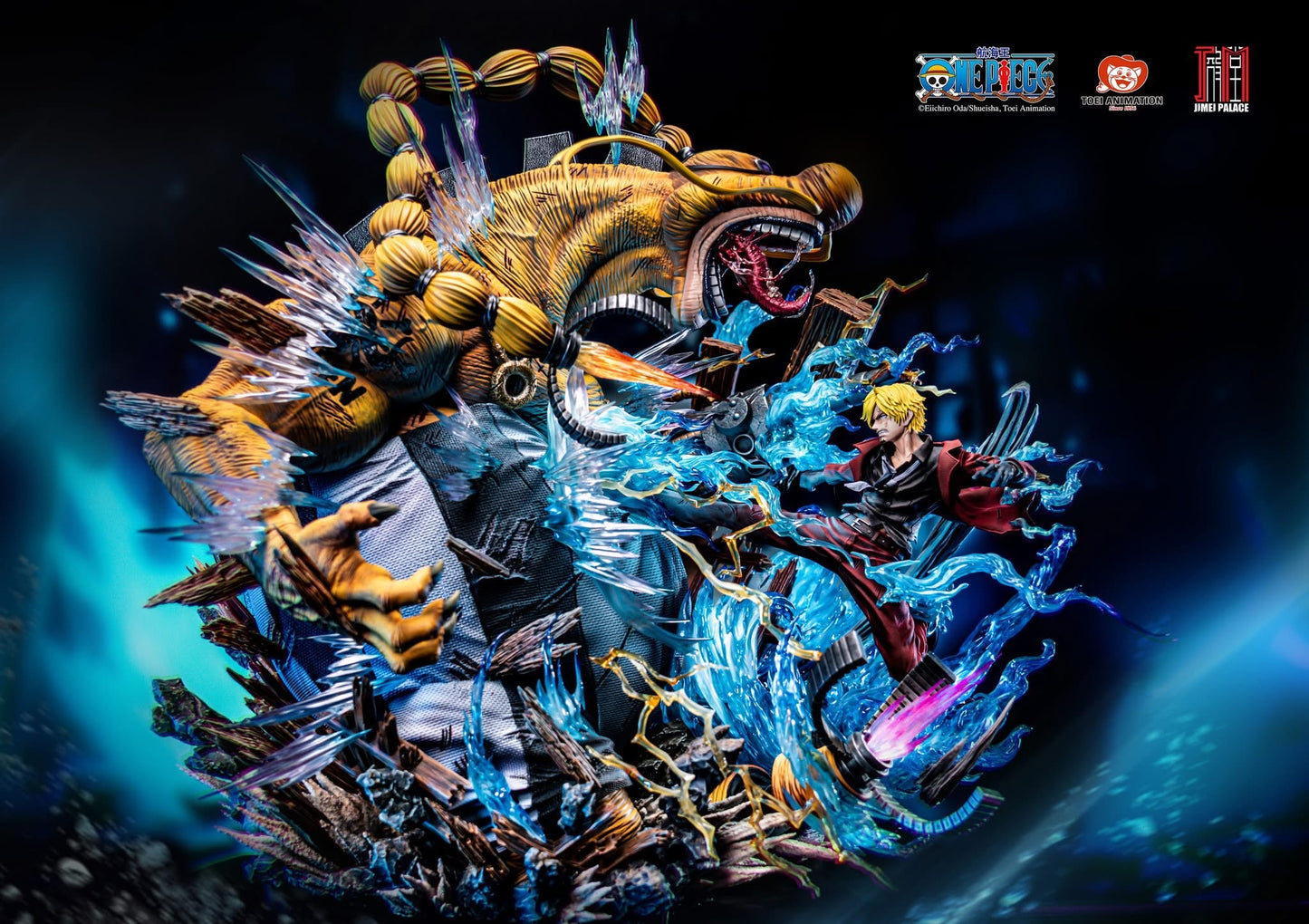 [PREVENTA] Sanji Vs Queen Statue JIMEI PALACE (Licenciada)