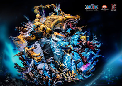 [PREVENTA] Sanji Vs Queen Statue JIMEI PALACE (Licenciada)