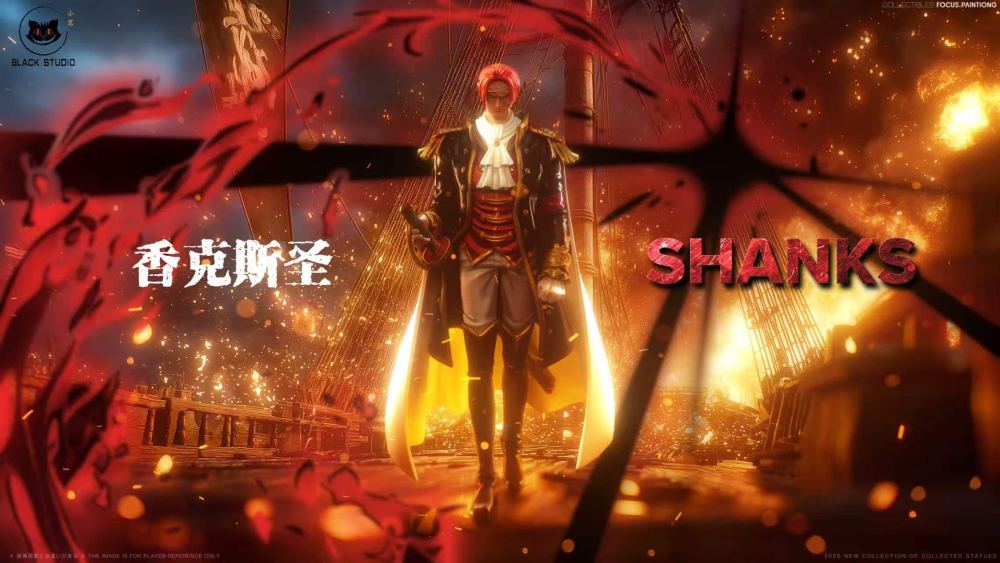 [PREVENTA] One piece Saint Shanks Black Studio