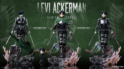 [PREVENTA] Levi Ackerman- Shingeki no Kyojin- Estatua 1/6 - Go Figure Studio