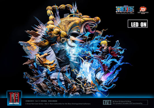 [PREVENTA] Sanji Vs Queen Statue JIMEI PALACE (Licenciada)