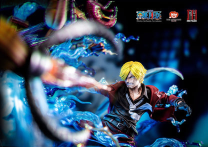 [PREVENTA] Sanji Vs Queen Statue JIMEI PALACE (Licenciada)