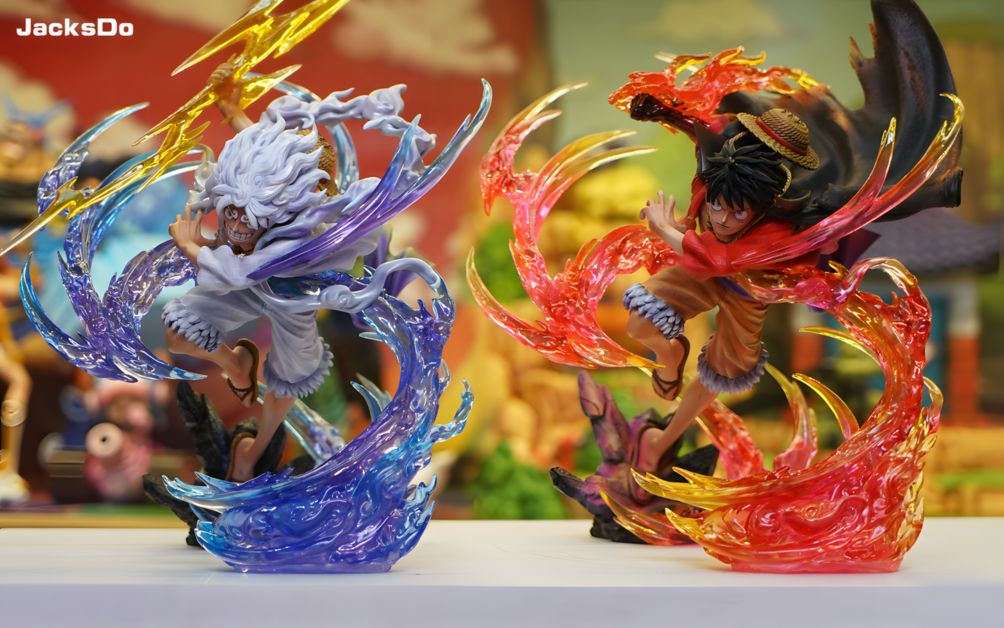 [STOCK OPEN BOX] Jacksdo Studio Luffy Nika Estatua de Resina