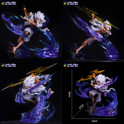 [STOCK OPEN BOX] Jacksdo Studio Luffy Nika Estatua de Resina