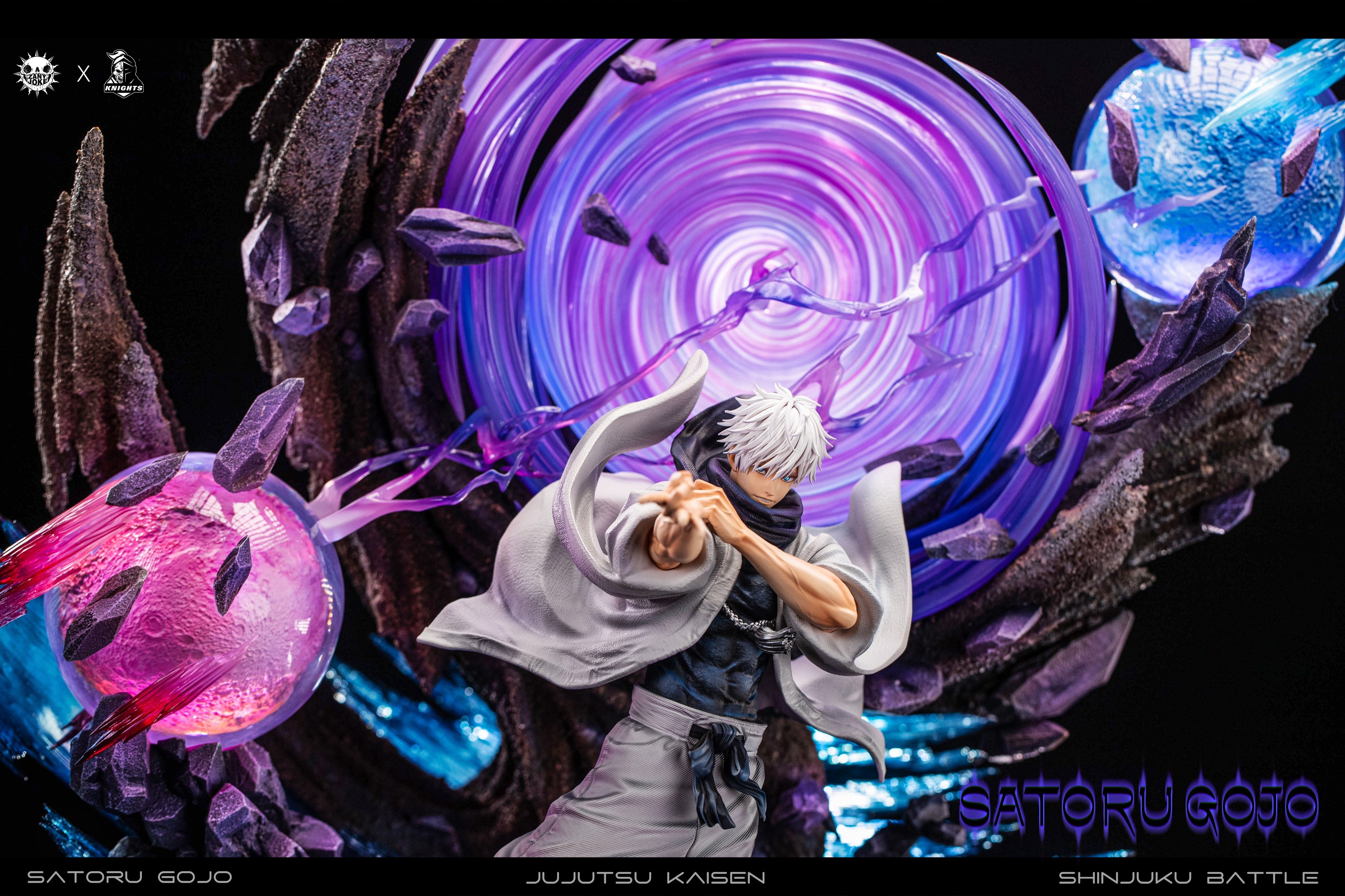小物 Satoru PREVENTA] Temple X Zanyjoke Studios Gojō Satoru Estatua de Resina