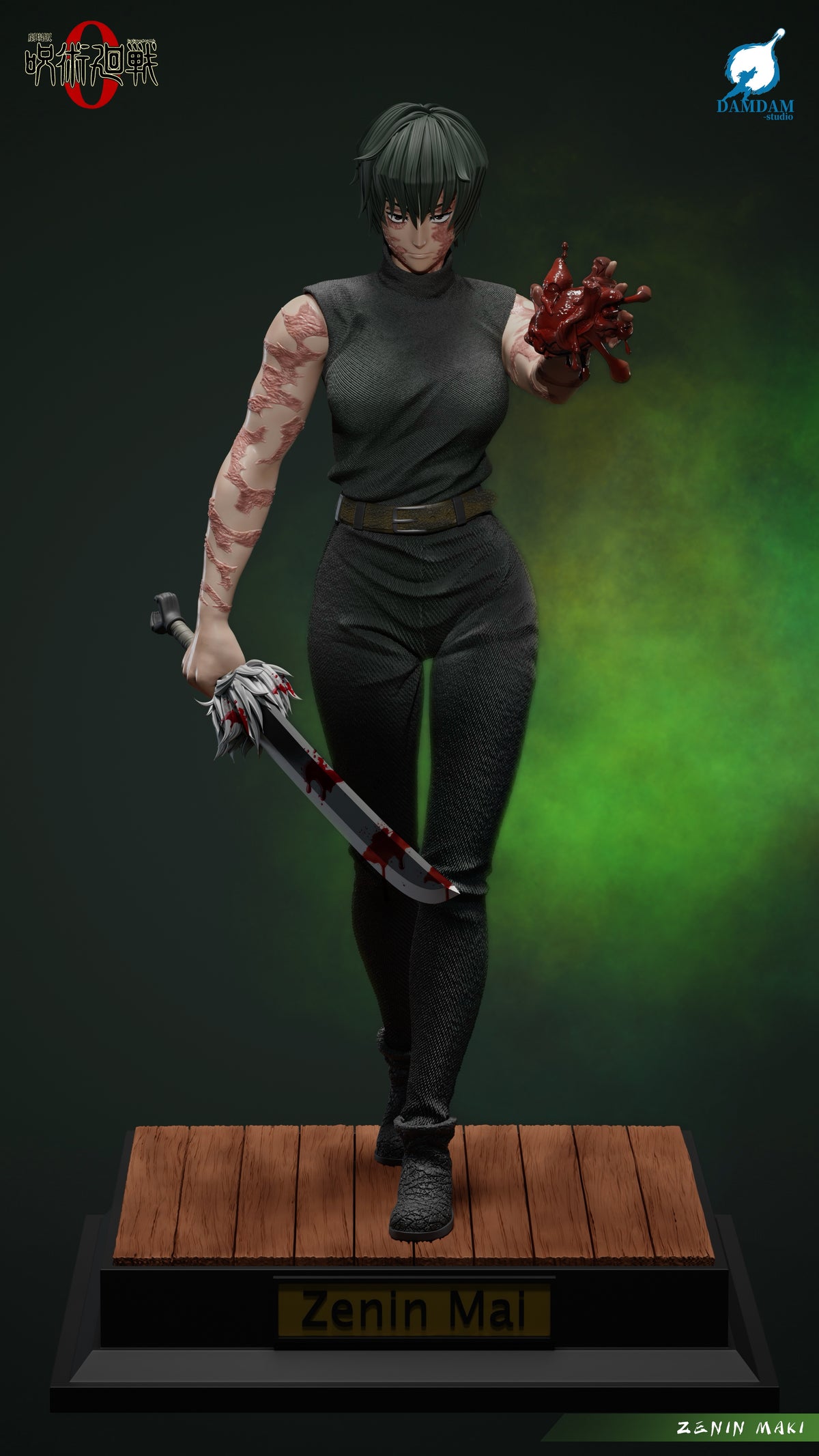 [PREVENTA] Maki Zenin- Jujutsu Kaisen- Estatua 1/6 - DAMDAM Studio