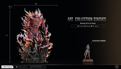 [PREVENTA] Titán Colosal- shingeki no kyojin- Estatua - Hertz Studio