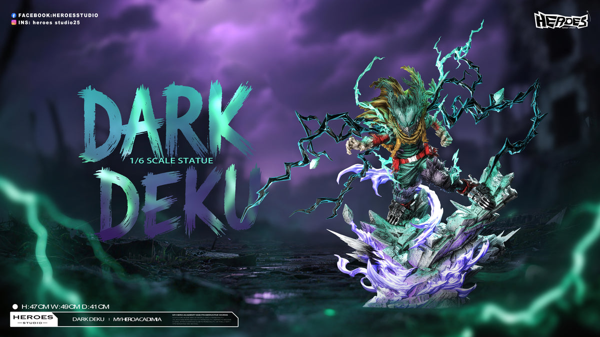 [PREVENTA] Dark Deku- My Hero Academia- Estatua 1/6- Heroes Studio
