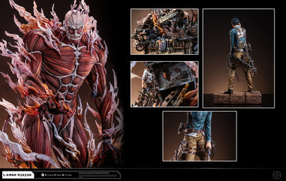 [PREVENTA] Titán Colosal- shingeki no kyojin- Estatua - Hertz Studio