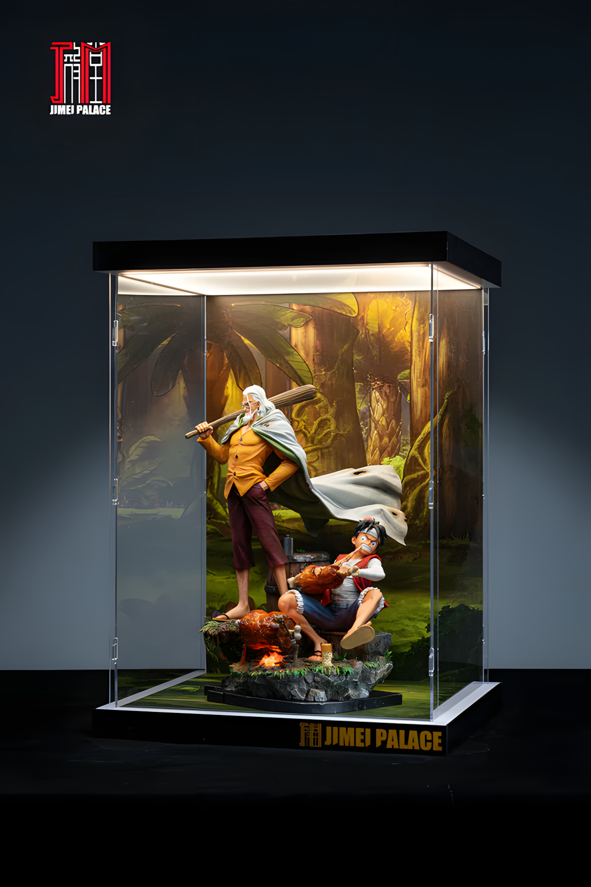 [STOCK OPEN BOX] Jimei Palace Rayleigh & Luffy Estatua licenciada