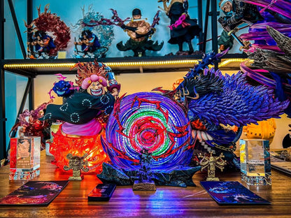 [STOCK OPEN BOX] LX Studio Kaido & Bigmom Hakai Estatua de Resina