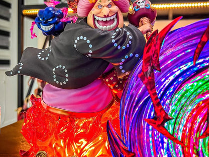 [STOCK OPEN BOX] LX Studio Kaido & Bigmom Hakai Estatua de Resina