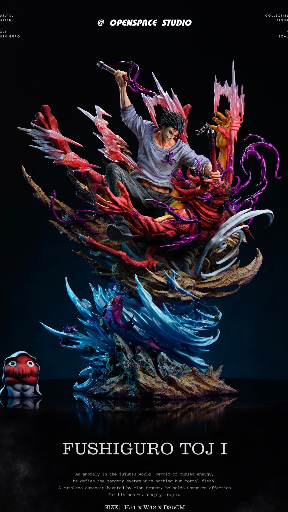 [PREVENTA] Toji Fushiguro- Jujutsu Kaisen- Estatua 1/6- OPENSPACE STUDIO
