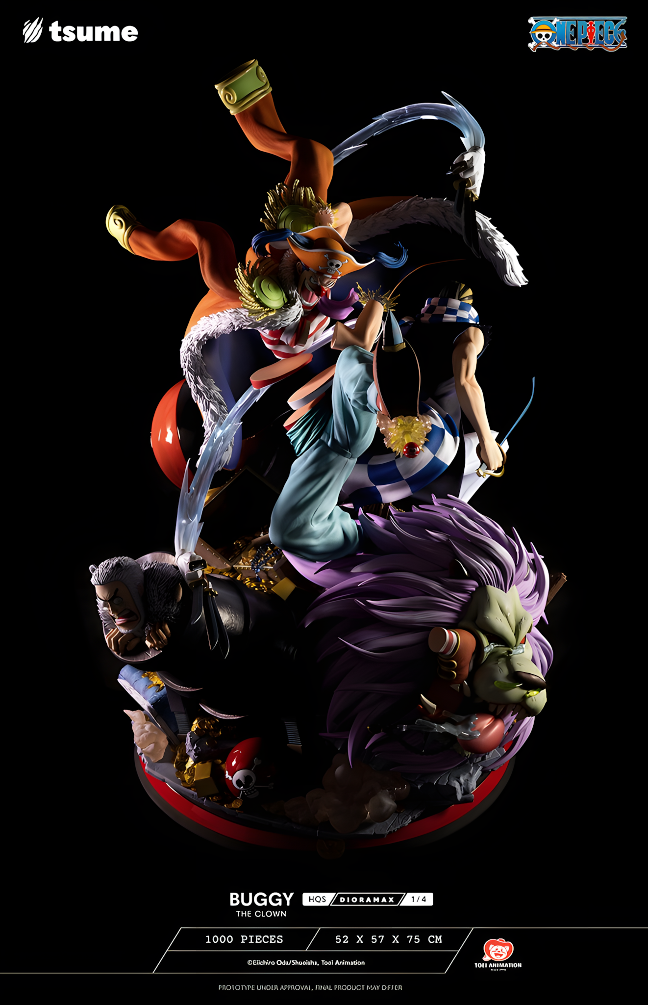 [PREVENTA] Tsume Art Studio Buggy Estatua de Resina Licenciada