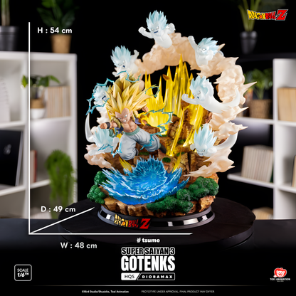 [PREVENTA] Tsume Art Studio Gotenks SSJ3 Estatua de Resina Licenciada