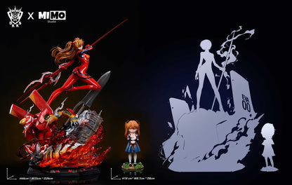 [PREVENTA] Asuka- Neon Genesis Evangelion - Estatua 1/6 - Dark King × MIMO Studio