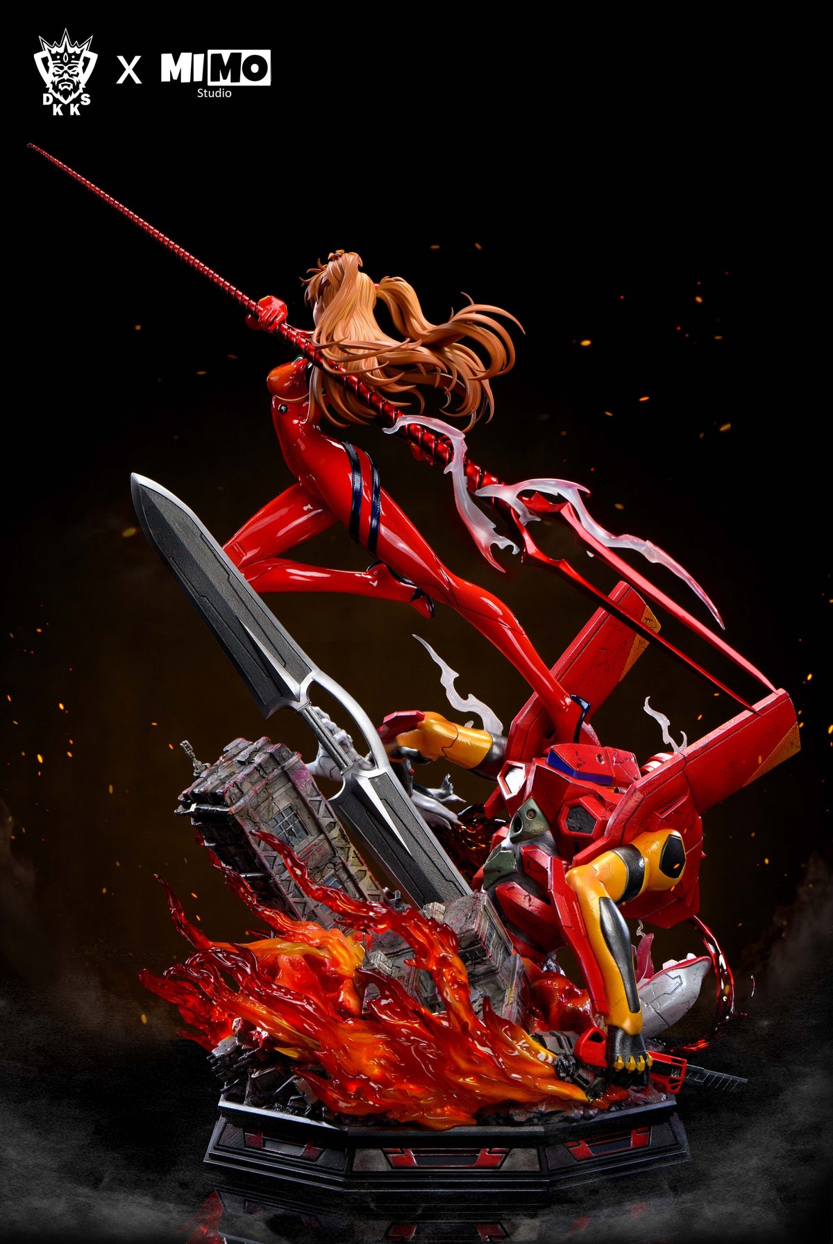 [PREVENTA] Asuka- Neon Genesis Evangelion - Estatua 1/6 - Dark King × MIMO Studio