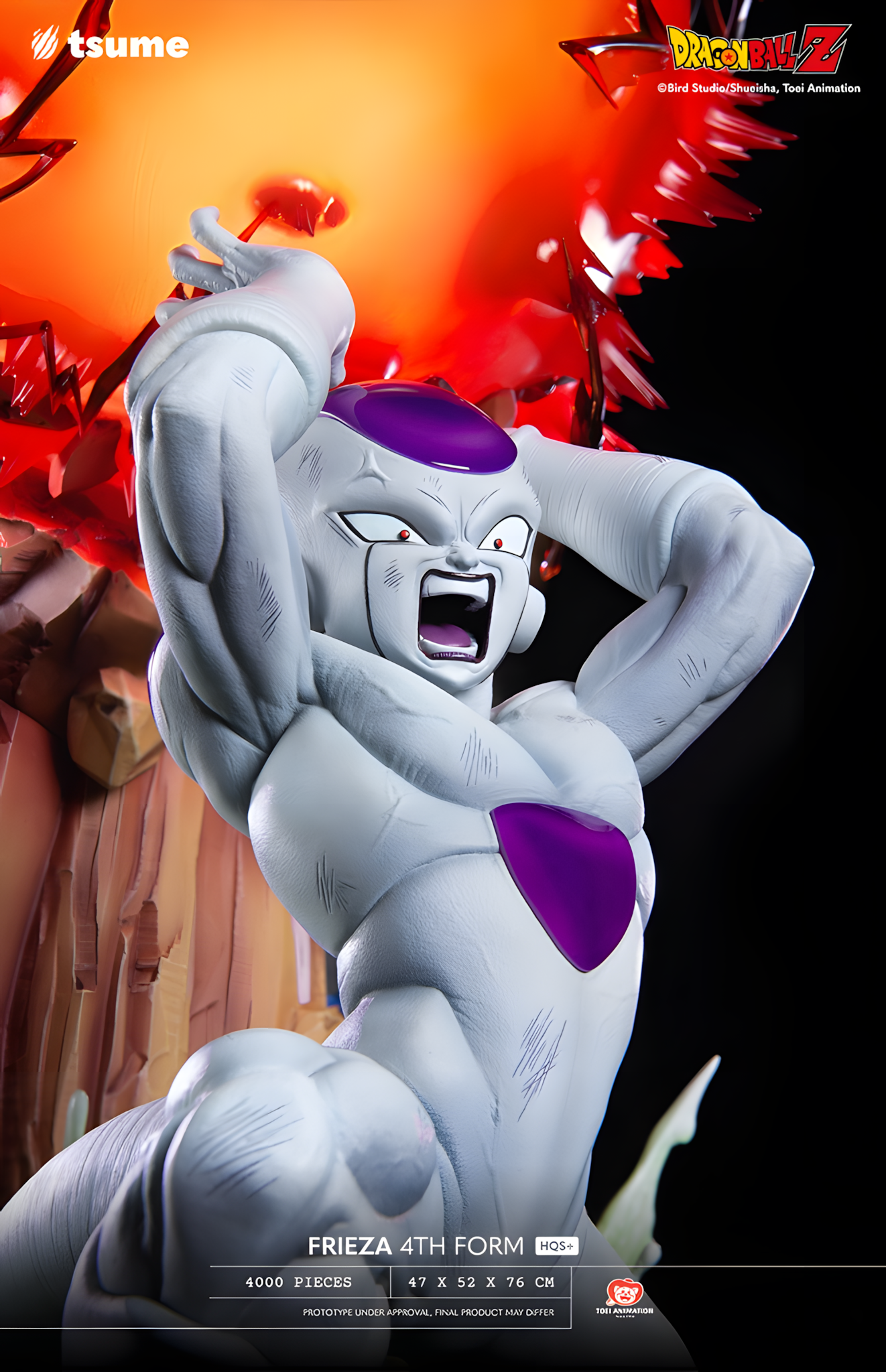 [PREVENTA] Tsume Art Studio Frieza 4th Form de Resina Licenciada
