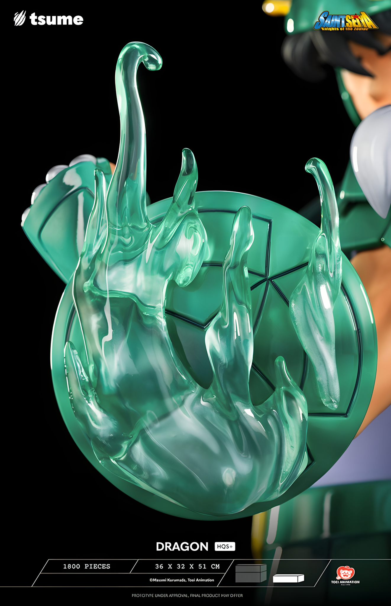 [PREVENTA] Tsume Art Studio Shiryu Dragon Estatua de Resina Licenciada