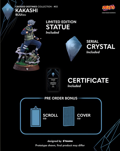 [PREVENTA] Tsume Art Studio Kakashi (BIJUtsu) Estatua de Resina Licenciada
