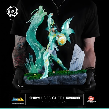 [ENCARGO] Tsume Art Studio Shiryu God Cloth Estatua de Resina Licenciada