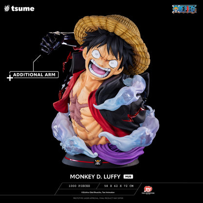 [CHINA STOCK] Tsume Art Studio Monkey D. Luffy Busto 1/1 Estatua de Resina (Licenciada)