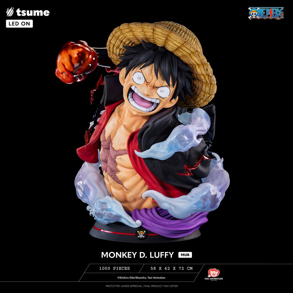 [CHINA STOCK] Tsume Art Studio Monkey D. Luffy Busto 1/1 Estatua de Resina (Licenciada)