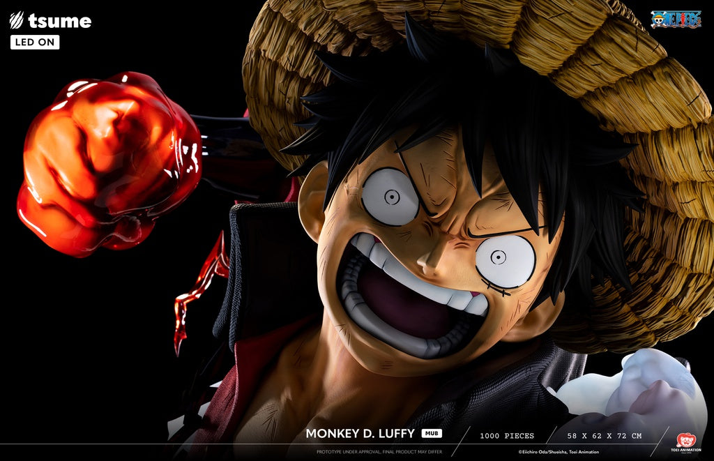 [CHINA STOCK] Tsume Art Studio Monkey D. Luffy Busto 1/1 Estatua de Resina (Licenciada)