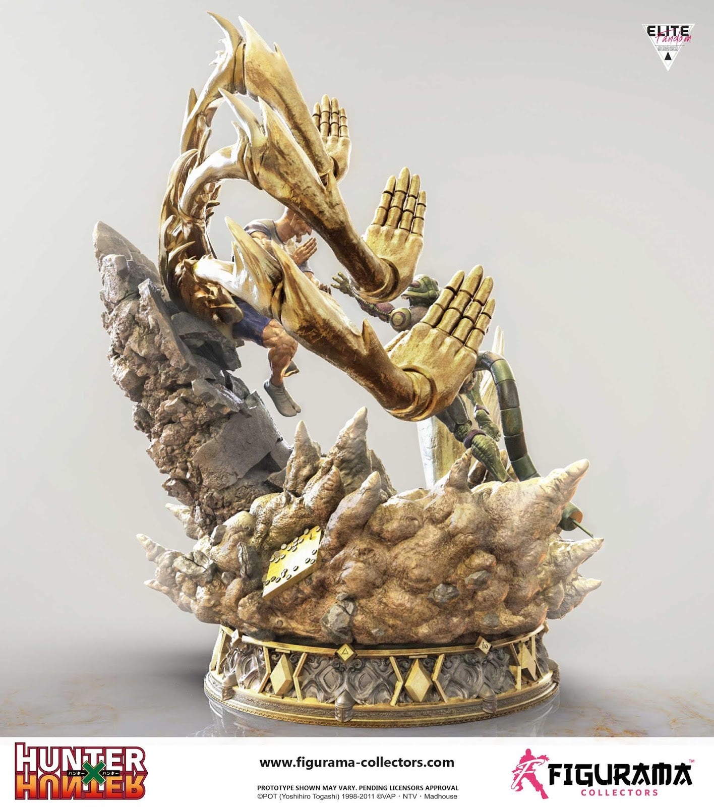 [CHINA STOCK] Hunter X Hunter: Netero Vs Meruem Figurama Collectors (Licenciada)